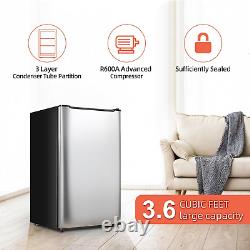 Mini Freezers Upright 3.6 Cubic Feet Freestanding Upright Freezers with Reversib