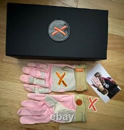 NEW Absolutely Ridiculous Batting Gloves Adult L Strawberry Ice Cream Jazz Aria