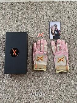 NEW Absolutely Ridiculous Batting Gloves Adult L Strawberry Ice Cream Jazz RARE