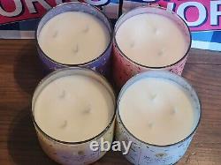 NEW BBW 2023 Limited Edition Ice Cream Bar 3 Wick Candles 4 Candle Set