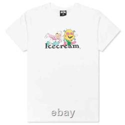 NEW! Ice Cream Chase Shirt (White) Large L Fast Shipping! (Yellow Pink Green)