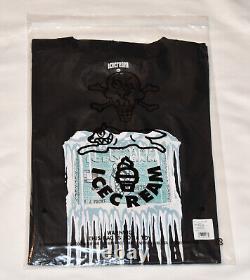 NEW! Ice Cream Flavor Shirt (Black) Large L Fast Shipping! Frozen Credit Card