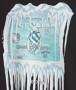 NEW! Ice Cream Flavor Shirt (Black) Large L Fast Shipping! Frozen Credit Card