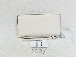 NWT Coach CU382 Long Zip Around Wallet Boardwalk Graphic w Ice Cream Print Chalk