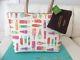 NWT Kate Spade Flavor of the Month Ice Cream Francis Tote Bag with Popsicles