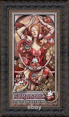 Neopolitan Ice Cream Cthulhu by Echo Chernik Limited Edition Signed Giclee