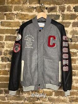 New Crooks and Castles Varsity Letterman Style Jacket Size L BBC Ice Cream