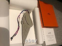 New HERMES H Petite Large Gray Red Purple Ice Cream CUTE Bag Charm