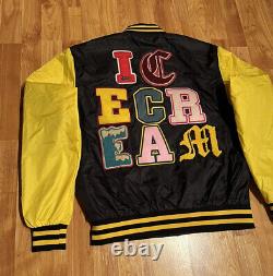 New Men's Bbc Billionaire Boys Club Ice Cream Static Jacket In Black