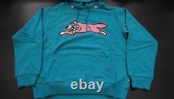 New Men's Icecream 421-8306 Overlap Pullover Hoodie Biscay Bay Aqua Blue Pink