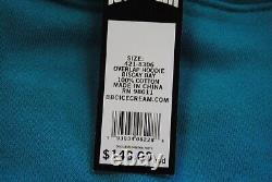 New Men's Icecream 421-8306 Overlap Pullover Hoodie Biscay Bay Aqua Blue Pink
