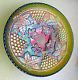 Northwood Large 10 1/2 ice cream shape Master Bowl In Green-Carnival Glass