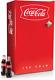 Nostalgia Coca-Cola Refrigerator with Freezer, 3.2 Cu. Ft, Adjustable Temperatu