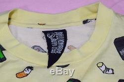 OG BBC Ice Cream Yellow Beepers Butts T Shirt Size Large Billionaire Boys Club