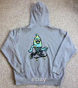 OG Ice Cream BBC Glow in the Dark Clock Full Zip Hoodie