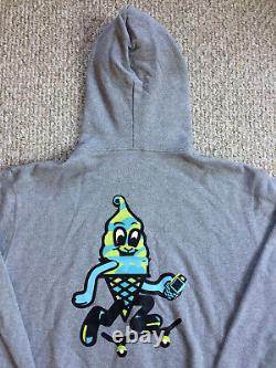 OG Ice Cream BBC Glow in the Dark Clock Full Zip Hoodie