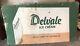 Original Baltimore Md. Large Delvale Ice Cream Sign