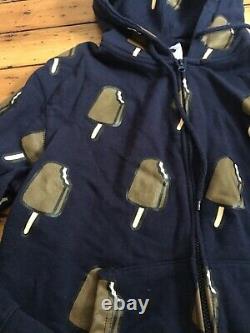 Original Ice Cream Bar billionaire boys club BCB Navy Hoodie Sweatshirt Size L