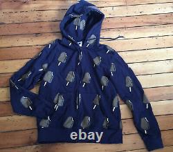 Original Ice Cream Bar billionaire boys club BCB Navy Hoodie Sweatshirt Size L