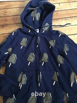 Original Ice Cream Bar billionaire boys club BCB Navy Hoodie Sweatshirt Size L