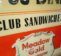 Original Large Historic Route 66 Diner Signmeadow Gold Ice Cream Rolla Mo