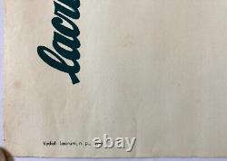Original Vintage Poster ICE CREAM LEDNACEK CREAM CZECHOSLOVAKIA 1961