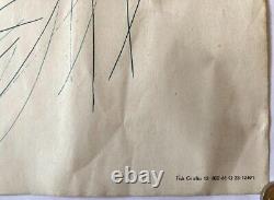 Original Vintage Poster ICE CREAM LEDNACEK CREAM CZECHOSLOVAKIA 1961