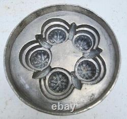 Pewter Metal Chocolate Jelly Ice Cream Pudding Aspeic Mold Antique