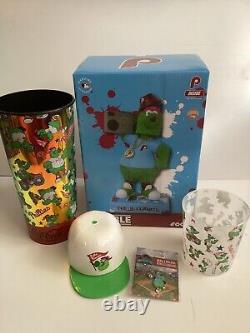 Phillies 2024 Phanatic Bobblehead & Ice Cream Helmet-pin-large & Small Cup Sga