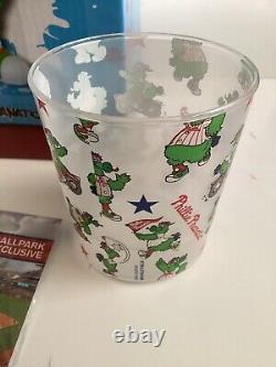 Phillies 2024 Phanatic Bobblehead & Ice Cream Helmet-pin-large & Small Cup Sga