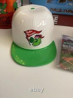 Phillies 2024 Phanatic Bobblehead & Ice Cream Helmet-pin-large & Small Cup Sga