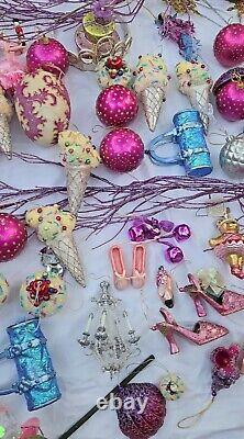 Pink Fairy Ballerina Ice Cream Girl's Ornaments Decorations Lot (full bin)