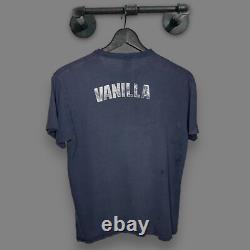 RARE 1970's Haagen Dazs Ice Cream VANILLA Promo Tee L TRASHED FADED DISTRESSED
