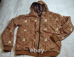 RARE BBC Billionaire Boys Club Waffle Ice Cream Hoodie Reversible Lg