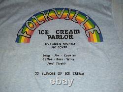 RARE FOLKVILLE Ice Cream Austin TEXAS Townes Van Zandt venue music Rainbow L