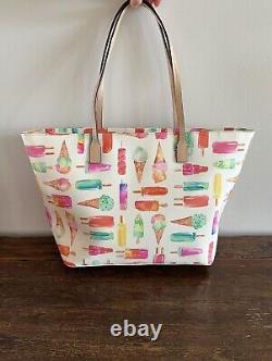 RARE Kate Spade NY Flavor of the Month Popsicle Large Zippered Francis Tote
