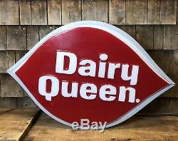 RARE Original Vintage DAIRY QUEEN Ice Cream Large Light Up Advertising Sign 35