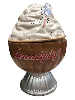 RARE Serendipity 3 Cafe NY Ice Cream Sundae Cookie Jar Ceramic Large Collectible