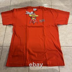 Rare 08 Bbc Ice Cream Astronaut Tee Red Season 7 Made In Japan Brand New Size XL