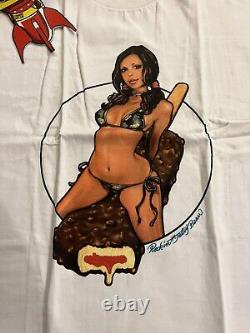 Rare Bbc Ice Cream Rockin Jelly Bean Pinup Girl Tee WHT Season 5 Made In Japan