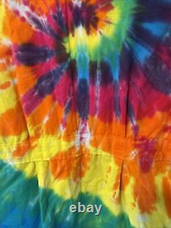 Rare Ben & Jerry's Fanatic Tie Dye Lab Coat Colorful Summer Vibes Ice Cream