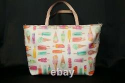 Rare Kate Spade New York Ice Cream Popsicles'Flavor of the Month' Francis Tote