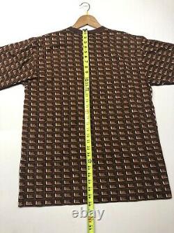 Rare OG BBC Billionaire Boys Club Ice Cream Chocolate Allover Waffle T Shirt XL