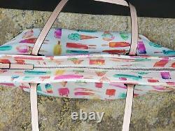 Rare OOP Kate Spade New York Ice Cream Popsicle Flavor of the Month Francis Tote