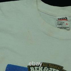 Rare VTG ANVIL Ben & Jerrys Stars In Their Eyes 2000 T Shirt 90s Woody Jackson L
