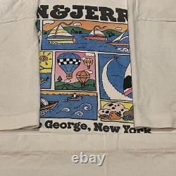 Rare Vintage 90's Ben&Jerry's Ice Cream Cartoon Tee