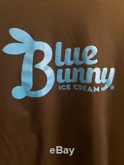 Rare Vintage Blue Bunny Ice Cream T-Shirt XL Extra Large Black