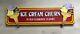Rare Vintage Ice Cream Churn Shop 28 Flavors Wooden Sign Large 4 Ft