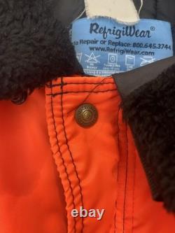 Rite Aid Thrifty Ice Cream Refrigiwear Insulated Heavy Jacket Size L/XL Rare