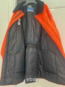 Rite Aid Thrifty Ice Cream Refrigiwear Insulated Heavy Jacket Size L/XL Rare